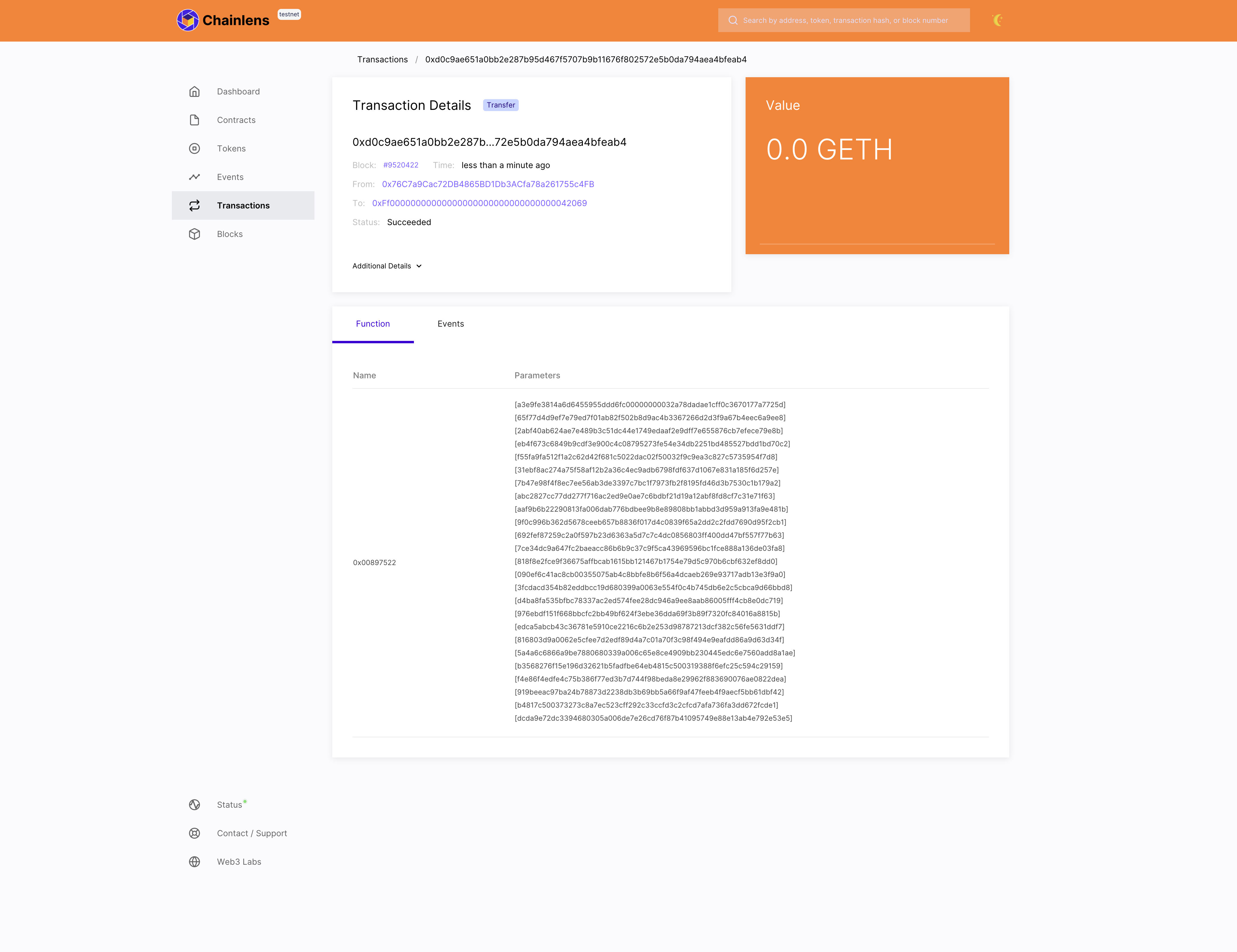 Chainlens transaction_details